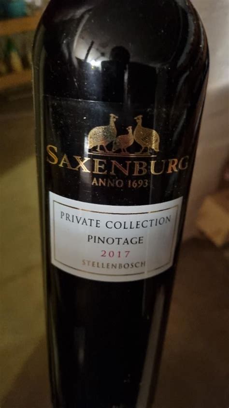 Saxenburg Pinotage Private Collection South Africa Coastal