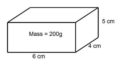 Using The Density Mass Volume Triangle To Calculate Density Owlcation