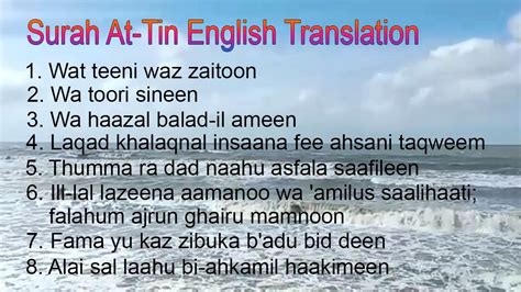 সূরা আত ত্বীন আবেগময় তেলাওয়াত Surah At Tin English Translation Bd