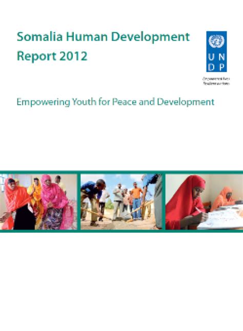 2012 Somalia Human Development Report Human Development Reports