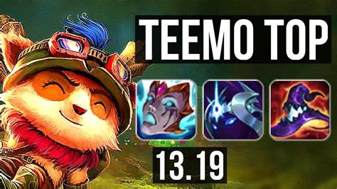 Teemo Vs Akali Top 22m Mastery 800 Games 12417 Br Master