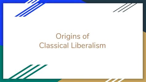 Pdf Classical Liberalism Origins Of Wordpress Classical