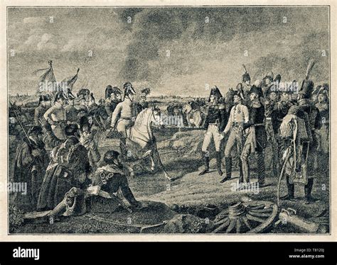 Battle of Leipzig, Kruger painting. Digital improved reproduction from Illustrated overview of ...