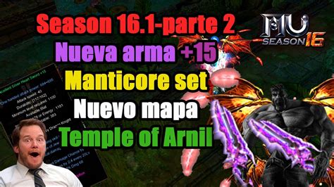 SEASON 16 1 2 BK Arma Silver 15 Set Manticore Nuevo Mapa Mu