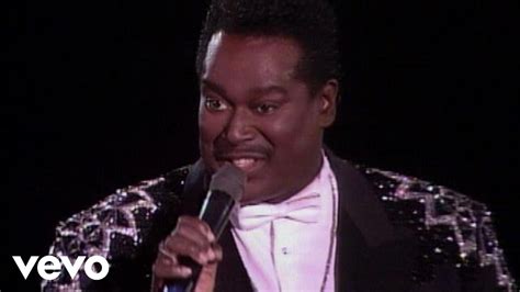 Luther Vandross Never Too Much From Live At Wembley Youtube