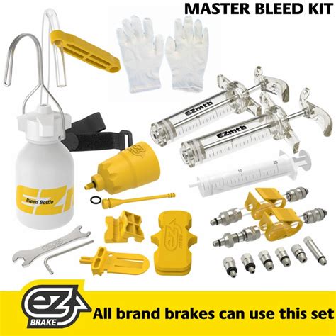 Ez Ezmtb Bicycle Hydraulic Brake Master Bleed Tool Kit For All Brand