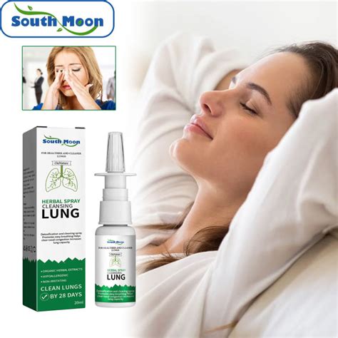 South Moon Lung Clearing Nasal Spray Herbal Spray Cleansing Lung Detox