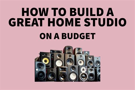 How To Build A Great Home Studio On A Budget Moosecat Recording