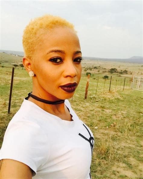 Kelly Khumalo Goes Blonde