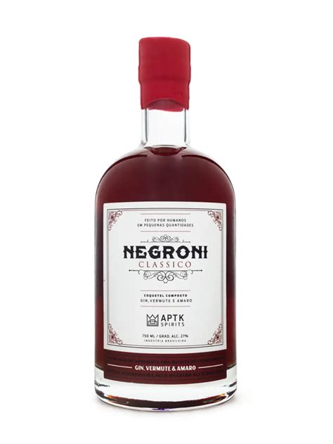 Negroni Classico Bottled Cocktail 375 ML The Flower Lab