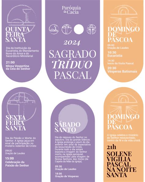 Sagrado Tríduo Pascal Paroquia Cacia