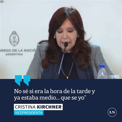 LA NACION on Twitter Cristina Kirchner apuntó contra Patricia