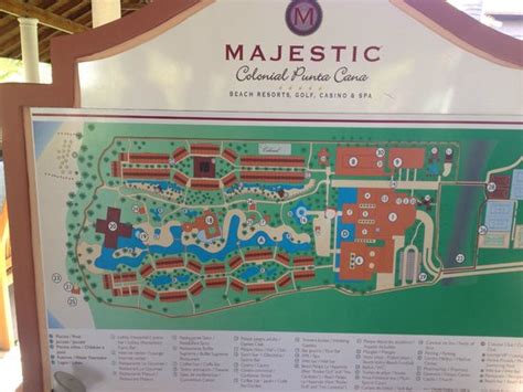 Majestic Colonial Resort Map