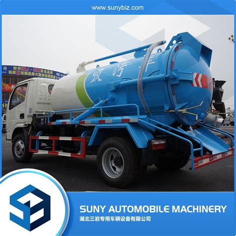 Cubic Meters Vacuum Sewage Suction Tanker Truck Manufacturer China