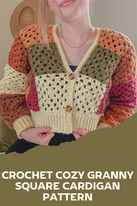 15 Free Crochet Granny Square Cardigan Patterns All Crafts