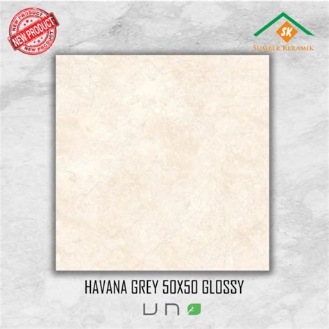 Jual Keramik Lantai X Havana Grey Platinum Glossy Shopee