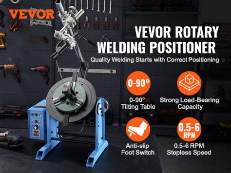 Vevor Positionneur De Soudage Rotatif Kg Table Tournante De