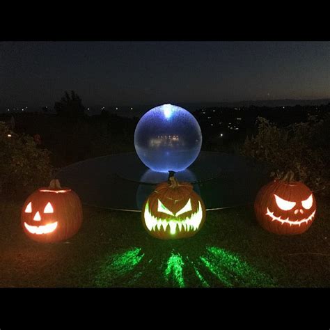 Happy Halloween Allison Armour Sphere Fountain