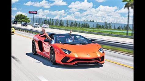 Driving Lamborghini Aventador S Roadster Screaming V12 Bulls Epic Test