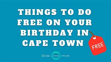 Free Things To Do In Cape Town On Your Birthday Activities And