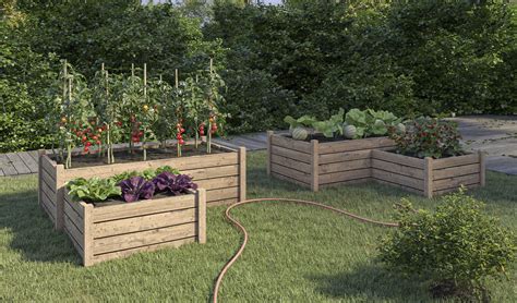 L Shaped Raised Garden Bed Plans Craftcamp™