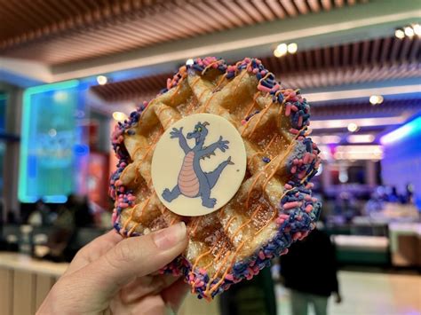 REVIEW Connections Cafe Adds Specialty Figment Themed Liege Waffle For