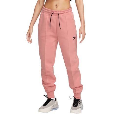 Nike Tech Fleece Sportswear Joggingbroek Dames Lichtroze Zwart