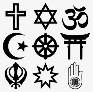 Religion Clipart Religious Diversity - Religious Symbols , Free ...