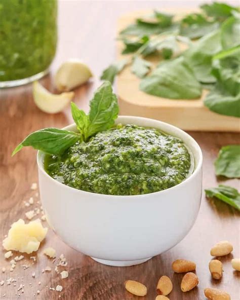 Basil And Spinach Pesto Recipe A Well Seasoned Kitchen