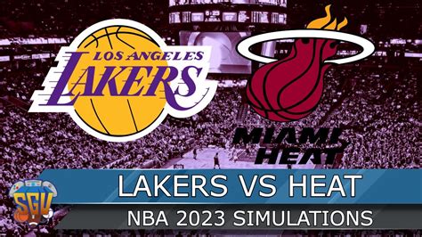 Los Angeles Lakers Vs Miami Heat Nba Today 11623 Full Game