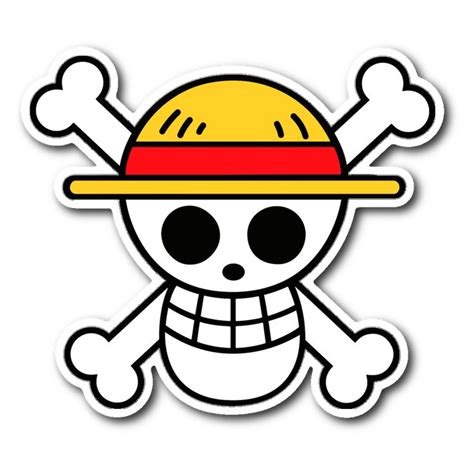 ONE PIECE - Straw Hat Pirates Luffy Symbol Sticker | Monkey d. ruffy ...