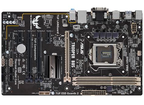 Asus Announces Tuf Trooper B85 Motherboard Techpowerup