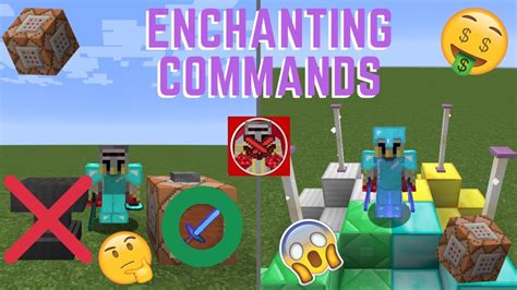 Command Block Tutorial 7 Enchanting Commands In Minecraft YouTube