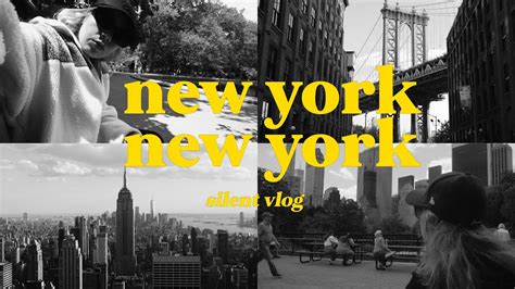 F Rias Em Nova York Vlog Silencioso Youtube