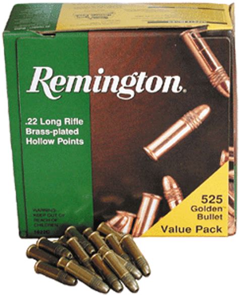 Remington 22 Lr Golden Bullet 36gr Hp Ammo 525 Rounds Southern Defense