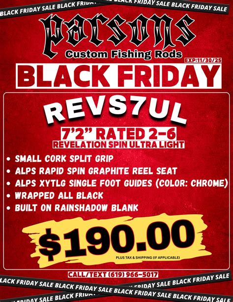 🎶 On the 11th day before... - Parsons Custom Fishing Rods | Facebook