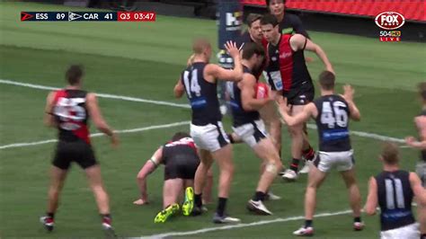 Round Afl Essendon V Carlton Highlights Youtube