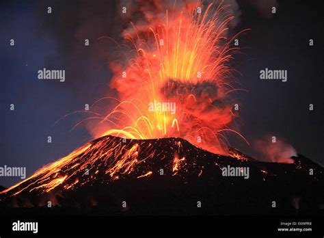 Tavurvur Volcano, Rabaul, East New Britain, Papua New Guinea, Pacific ...