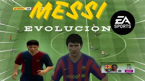 LIONEL MESSI EN FIFA FC 2006 A 2024 EVOLUCION YouTube