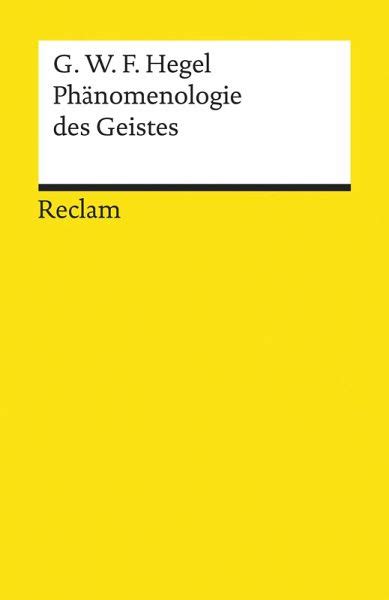 Ph Nomenologie Des Geistes Ebook Epub Von Georg Wilhelm Friedrich