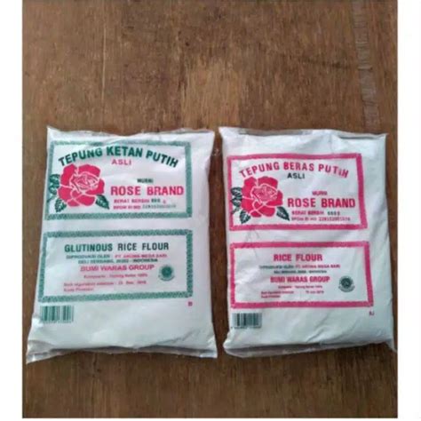 Jual Tepung Beras Ketan Rose Brand Makanan Bahan Kue G Shopee