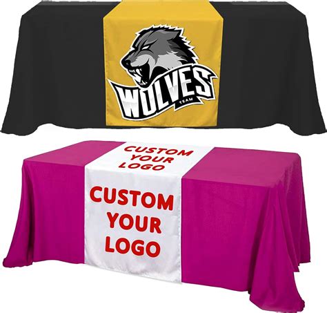 Amazon.com: Custom Table Runner with Business Logo,Name,Design ...