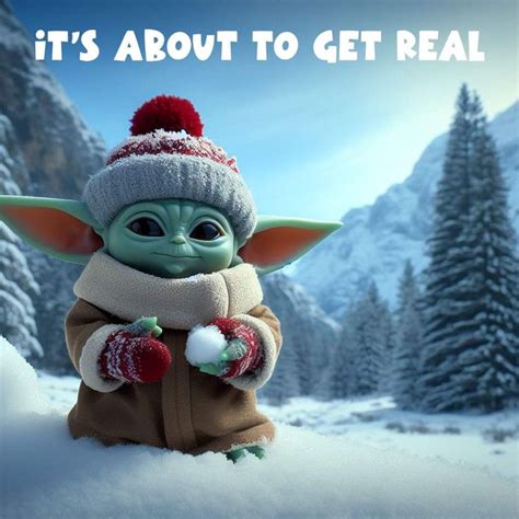 Pin by Andrea Boxley on baby yoda memes | Yoda images, Yoda funny, Cute christmas wallpaper