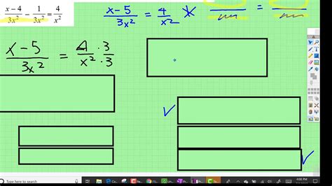 Rational Equations Solving Rational Equations 1 Youtube