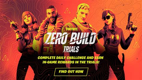 Fortnite Zero Build Trials: Play Zero Build for In-Game Rewards!