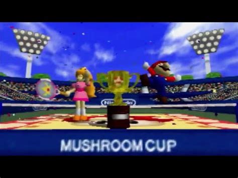 Mario Tennis N64 Peach Doubles Mushroom Cup ALL THE MARIOS 729 1