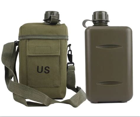 2l Capacity Us Army Square Water Canteen Water Bottle Us Army Military