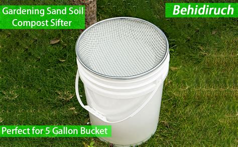 Amazon Behidiruch Gardening Sand Soil Compost Sifter Sieve For