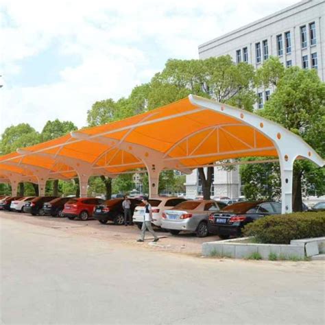 Dome Mild Steel Tensile Car Parking Structures Paint Coated At Rs