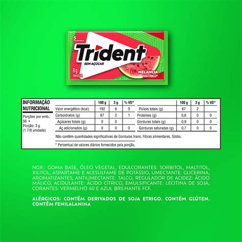 Chiclete Trident Melancia 8g Super Muffato Delivery